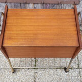 Worker on wheels, work box, vintage, 60s