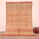 Peach Vintage Moroccan Rug 175 x 285 cm, Berber Wool Rug Handmade, Boho Rug