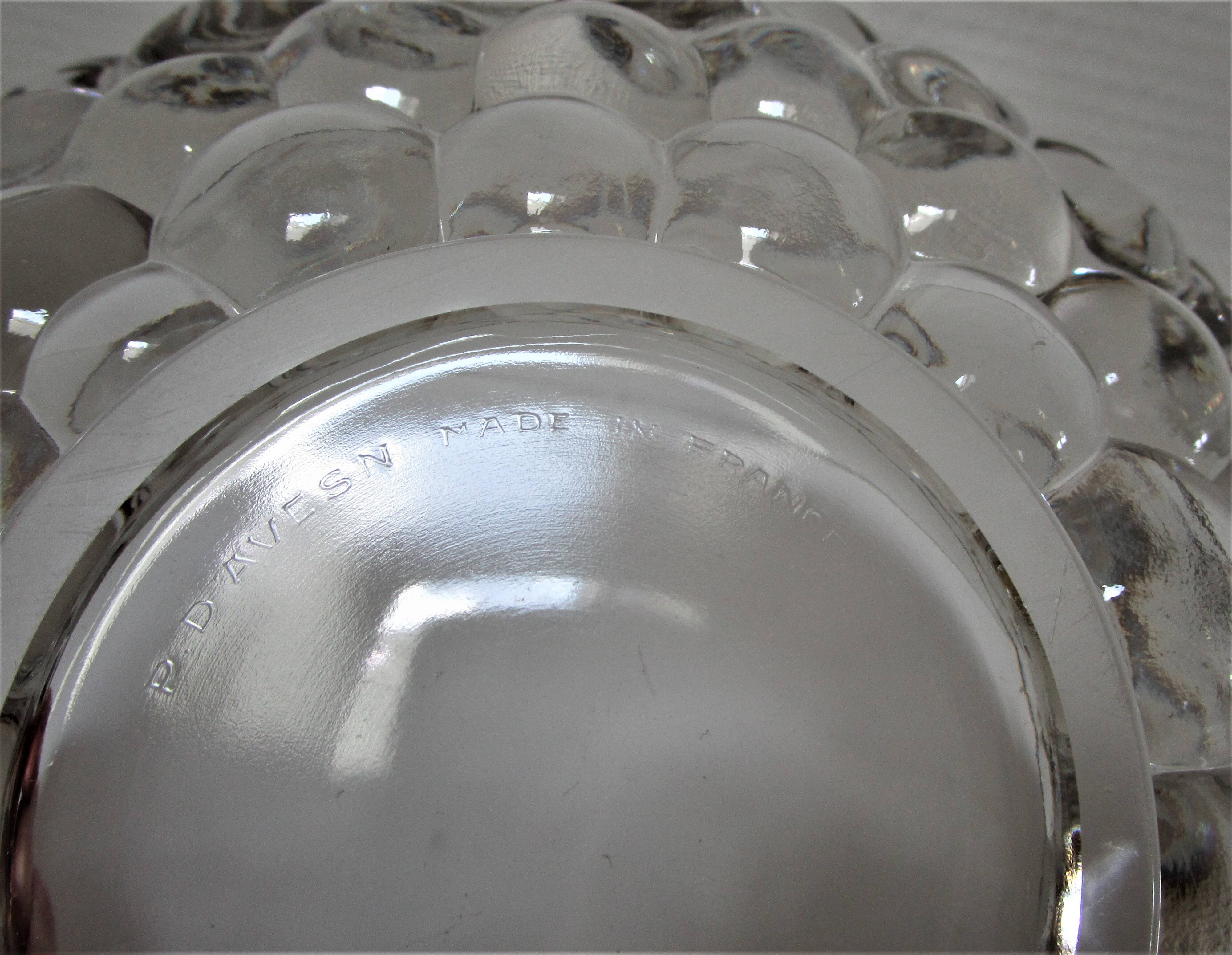 Pierre d'Asven glass cup from the 60s