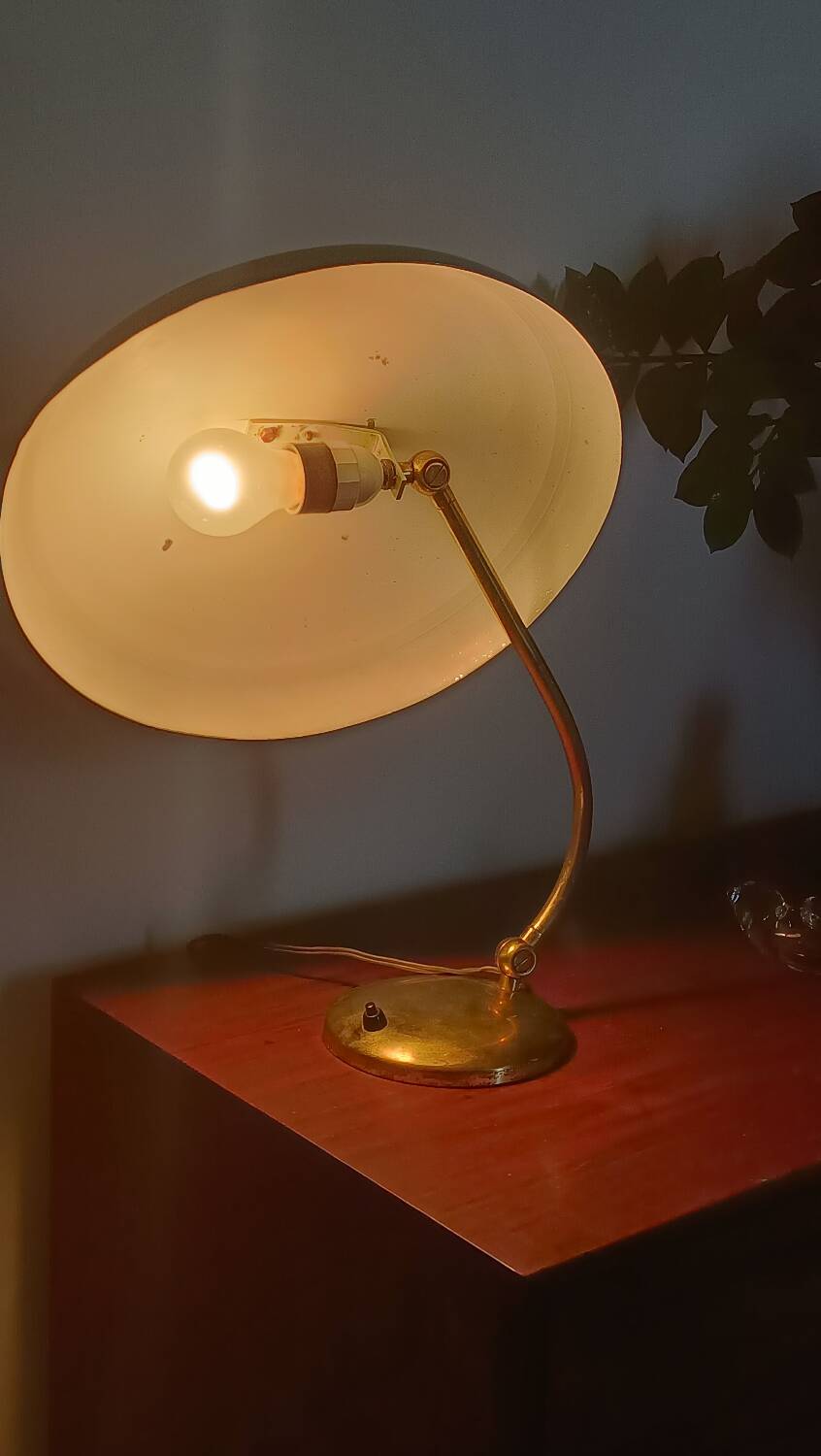 Large 1950 Stilnovo style lamp