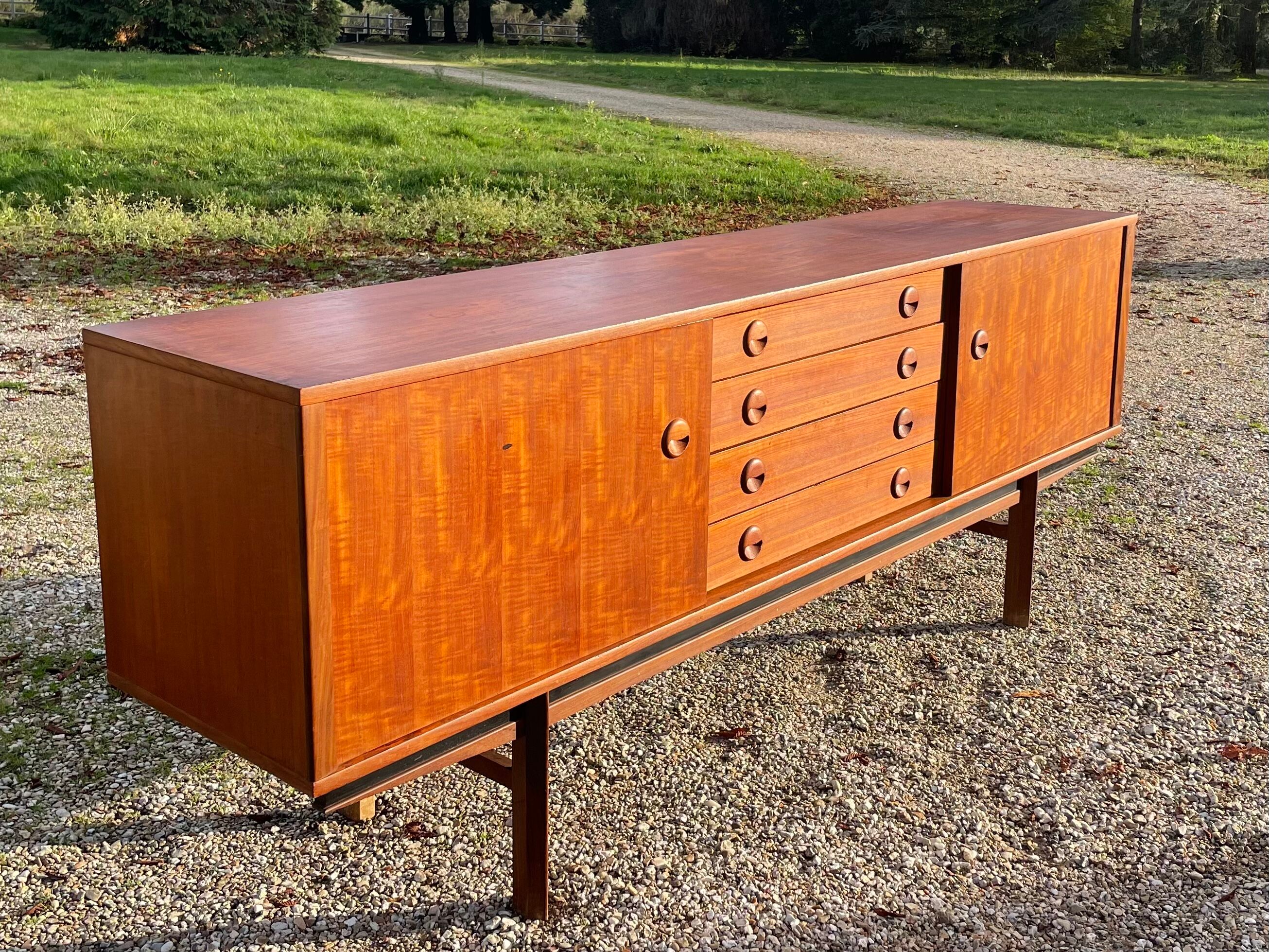 Scandinavian teak row