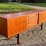 Scandinavian teak row