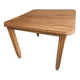 Table en bois aerogommée et restaurée
