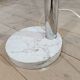 Chrome floor lamp with 3 branches
