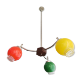 Vintage 60s multicolored Soutnik lamp