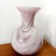 Vintage pink Murano glass vase style