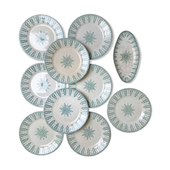 Plates earth of iron Gien Annam