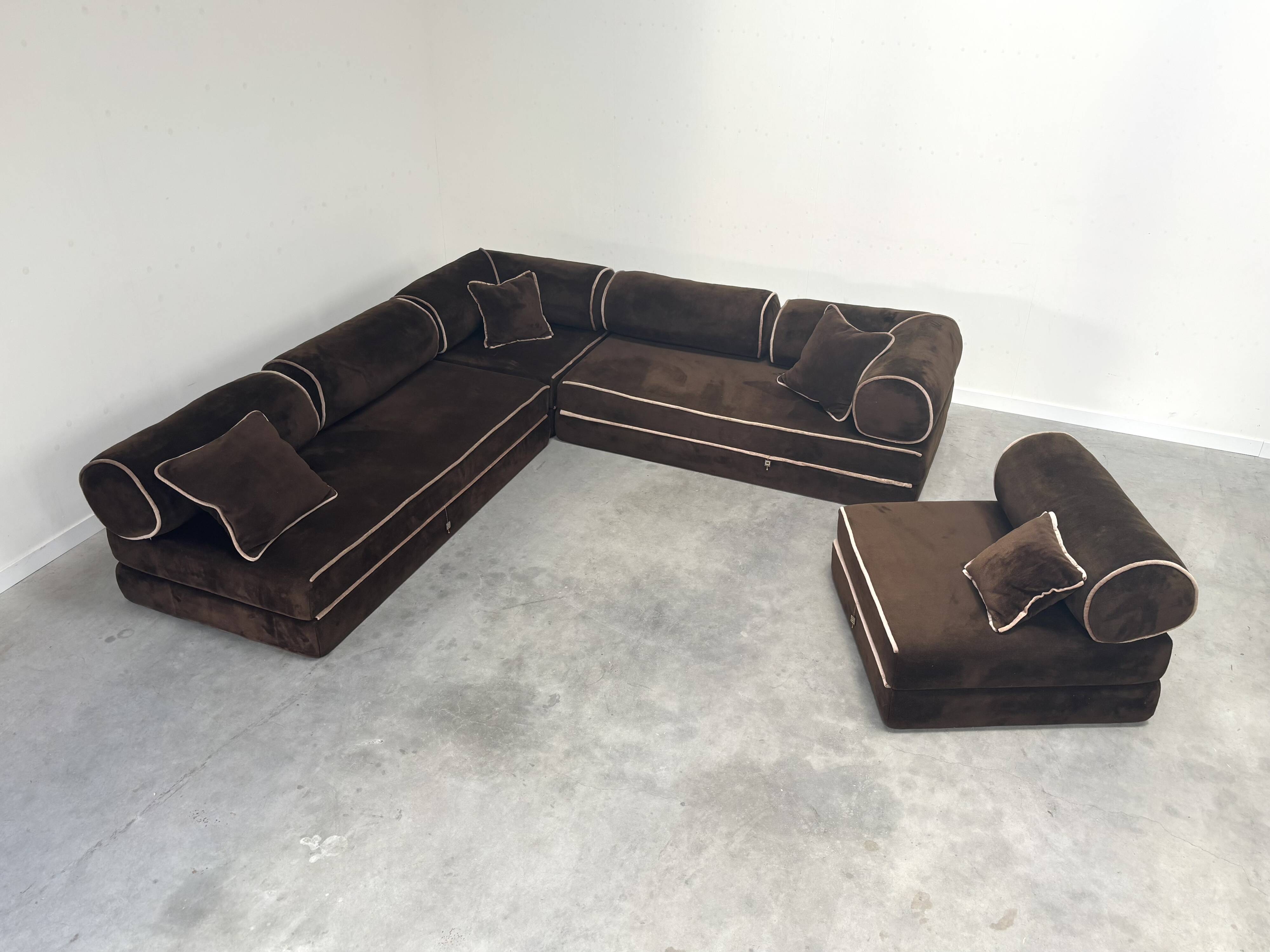 Ensemble de salon modulaire par RUF International, années 1970