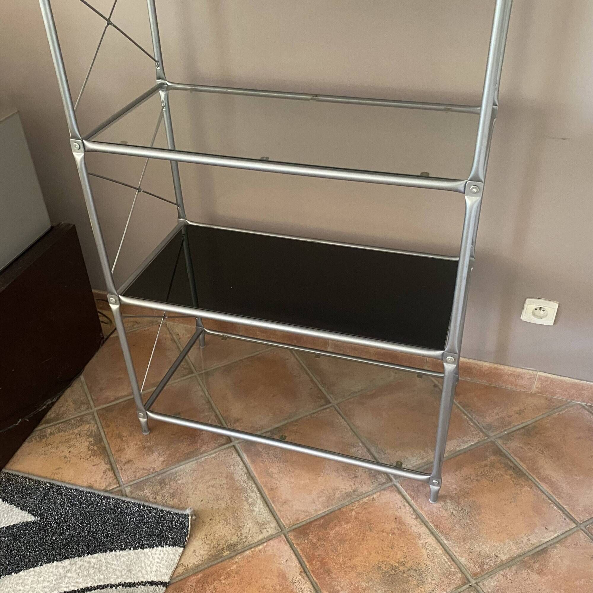 Ikea modular shelf. Model Laxvik. 1990. Space age.