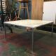 Table basse en marbre par Florence Knoll