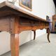 19th century walnut drapery table 2m1