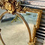 Louis XVI closed-screen mirror