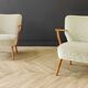 Two Mid Century cocktail chairs | set of 2 chairs