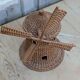 Rattan windmill lamp
