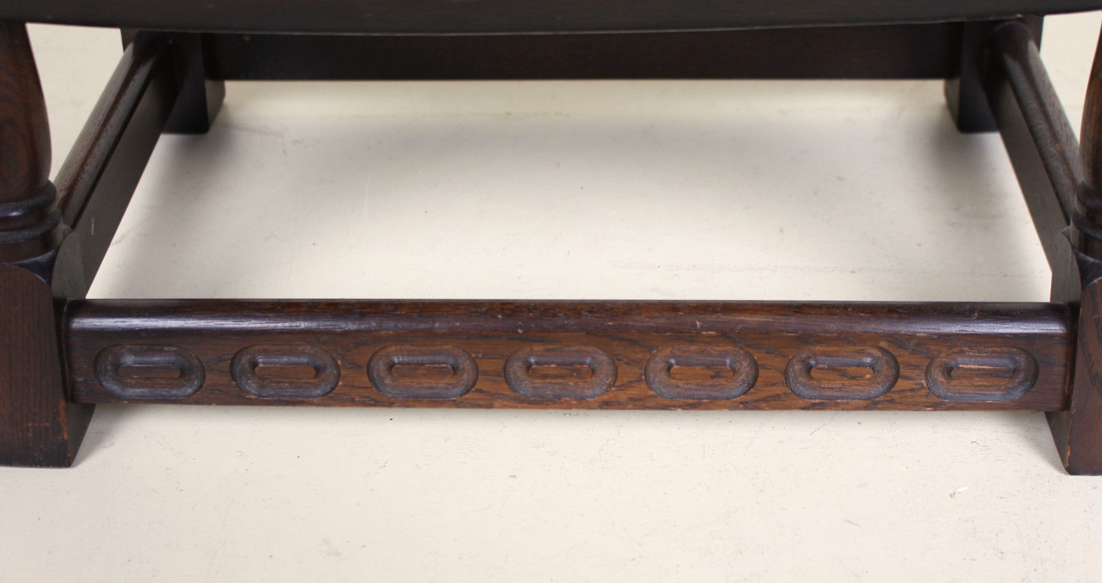 Antique vintage oak side table