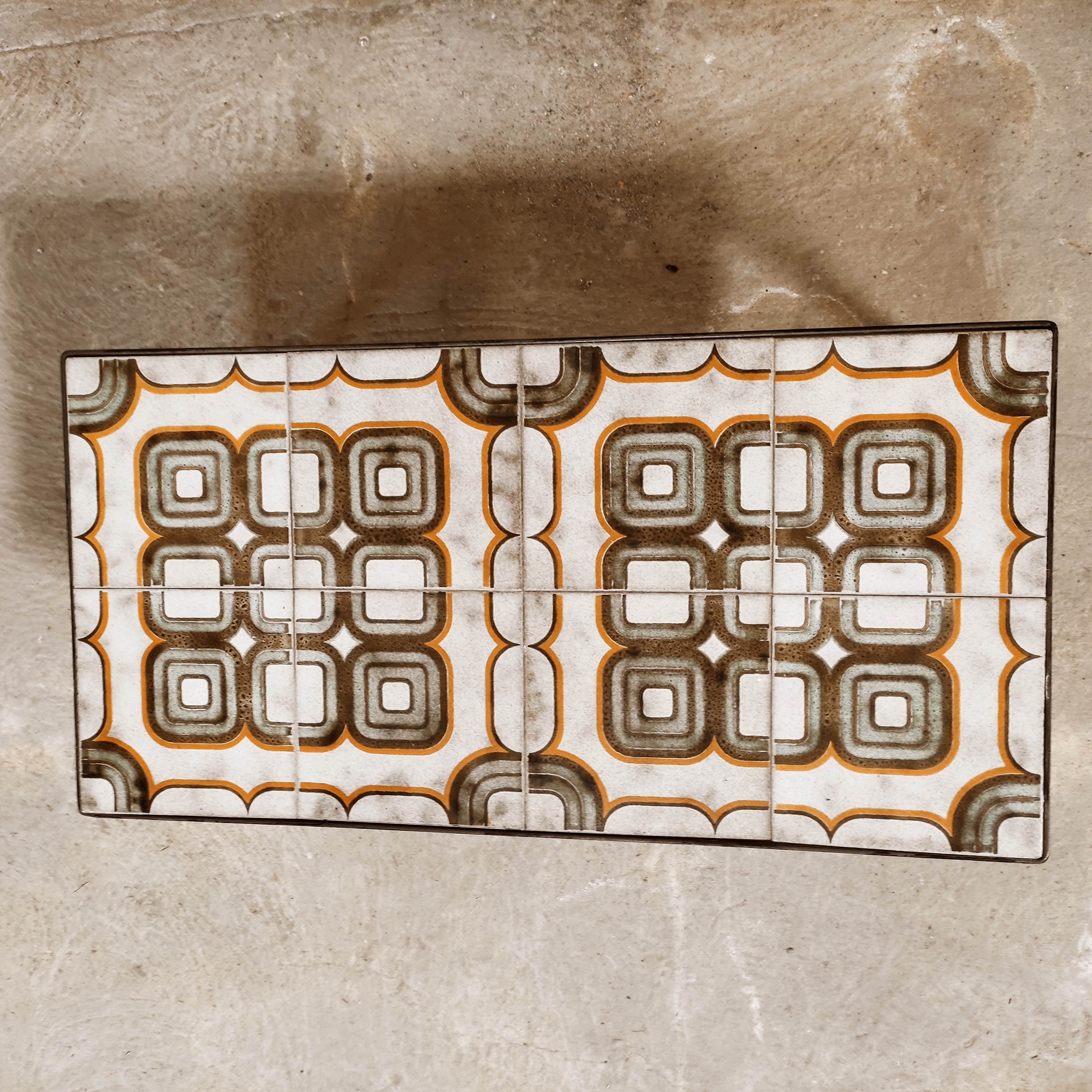 Vintage ceramic coffee table