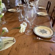 Flat plates Jules Vieillard Bordeaux in ironstone