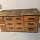 Ancien meuble de droguerie