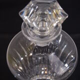 Ancient carafe with its cut crystal bouchon