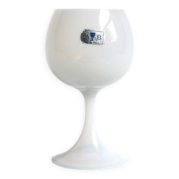 Calice en opaline années 50 - Manufacture de Boussu - Belgique