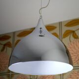 Chrome metal mirror suspension