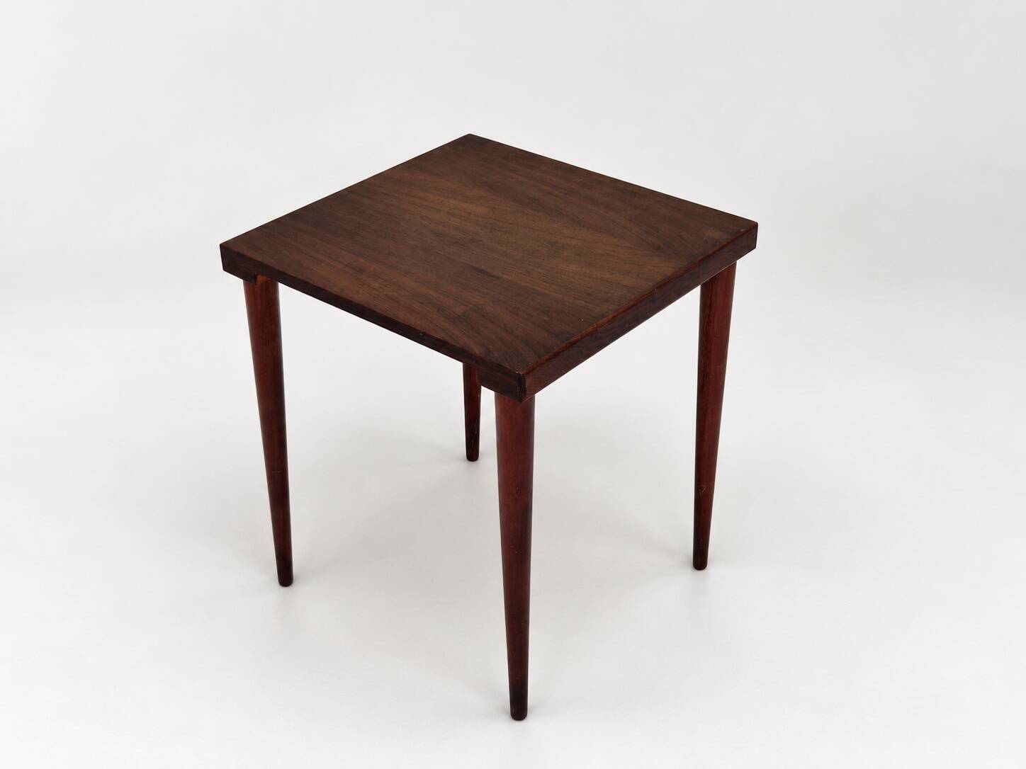 Rosewood nesting tables with ceramic tiles, Denmark, 1960s, set of 3