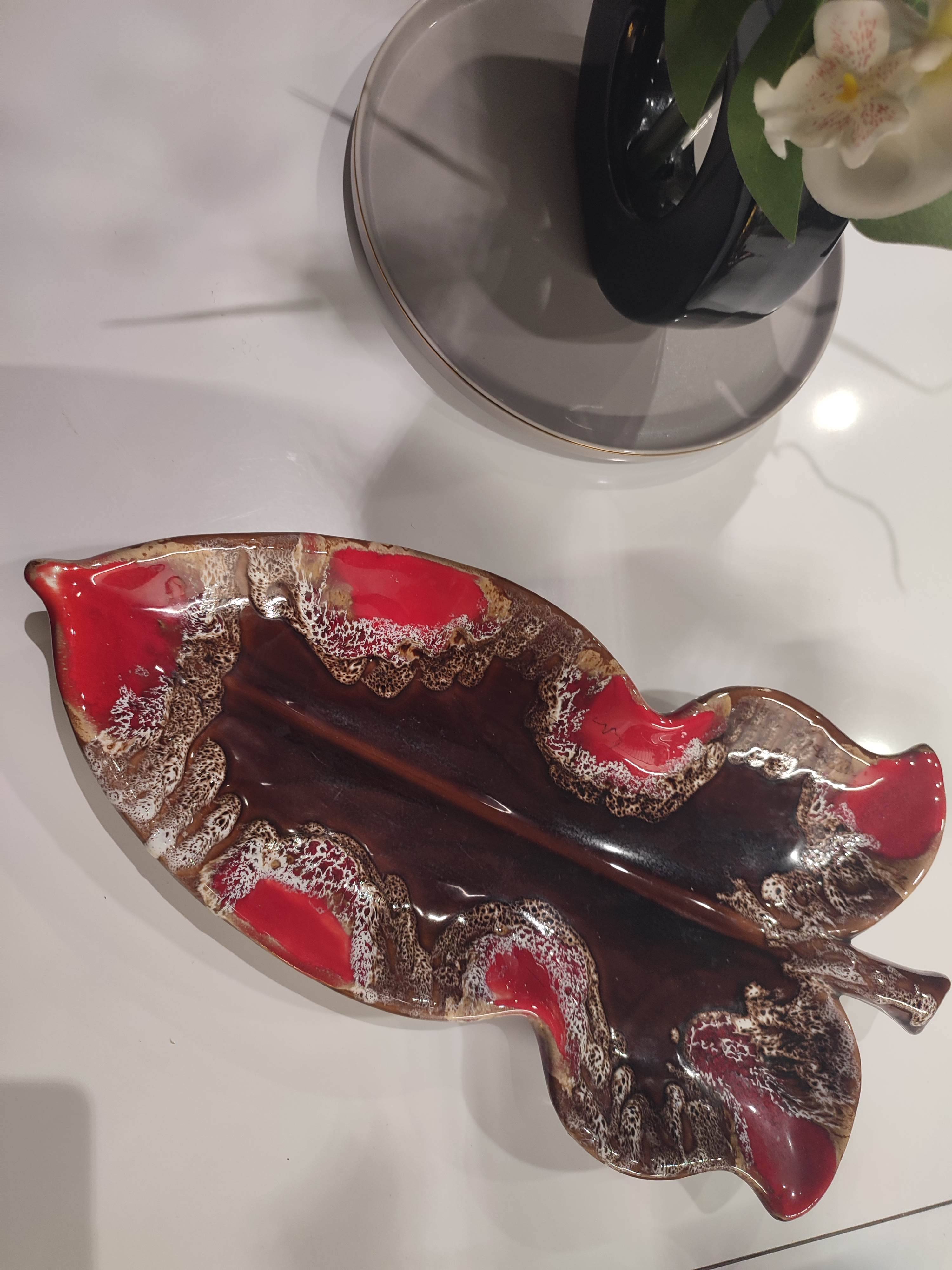 Decorative plate or fruit bowl in Vallauris ceramic