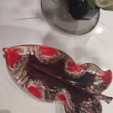 Decorative plate or fruit bowl in Vallauris ceramic