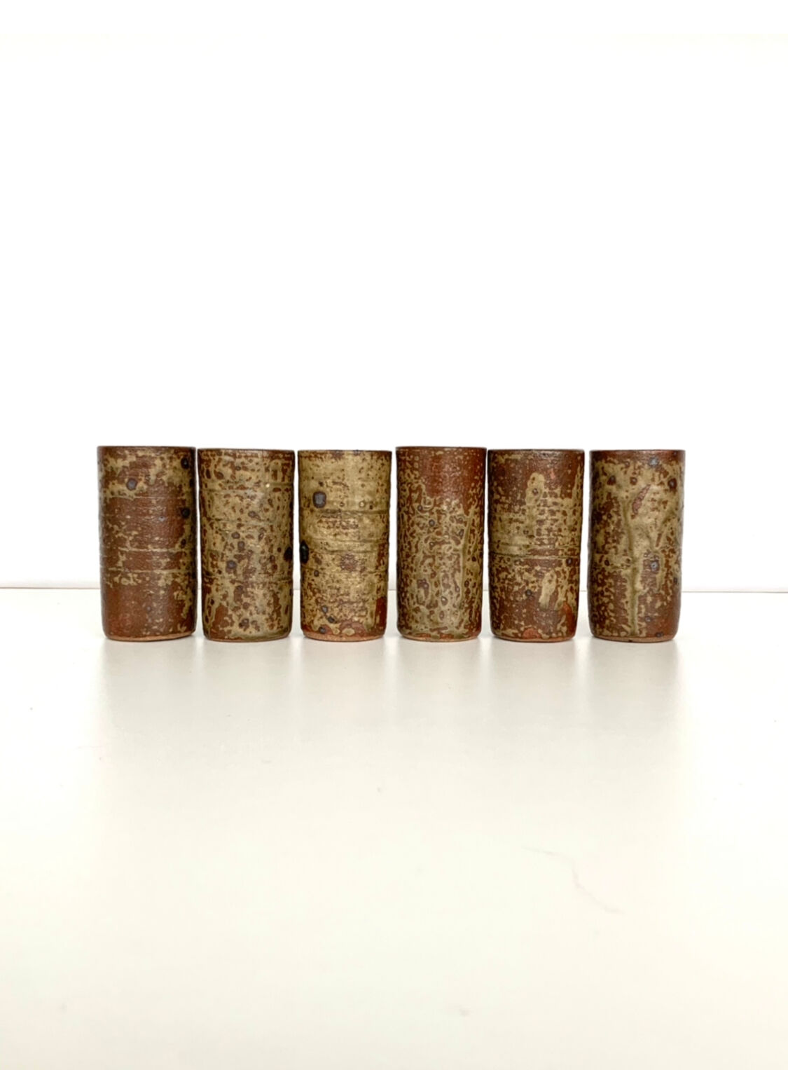 Lot of 6 sandstone cups