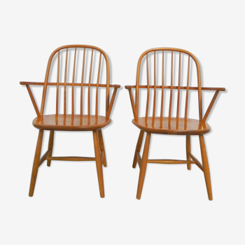 Set of 2 bar chairs by Bengt Akerblom