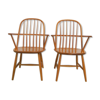 Set of 2 bar chairs by Bengt Akerblom
