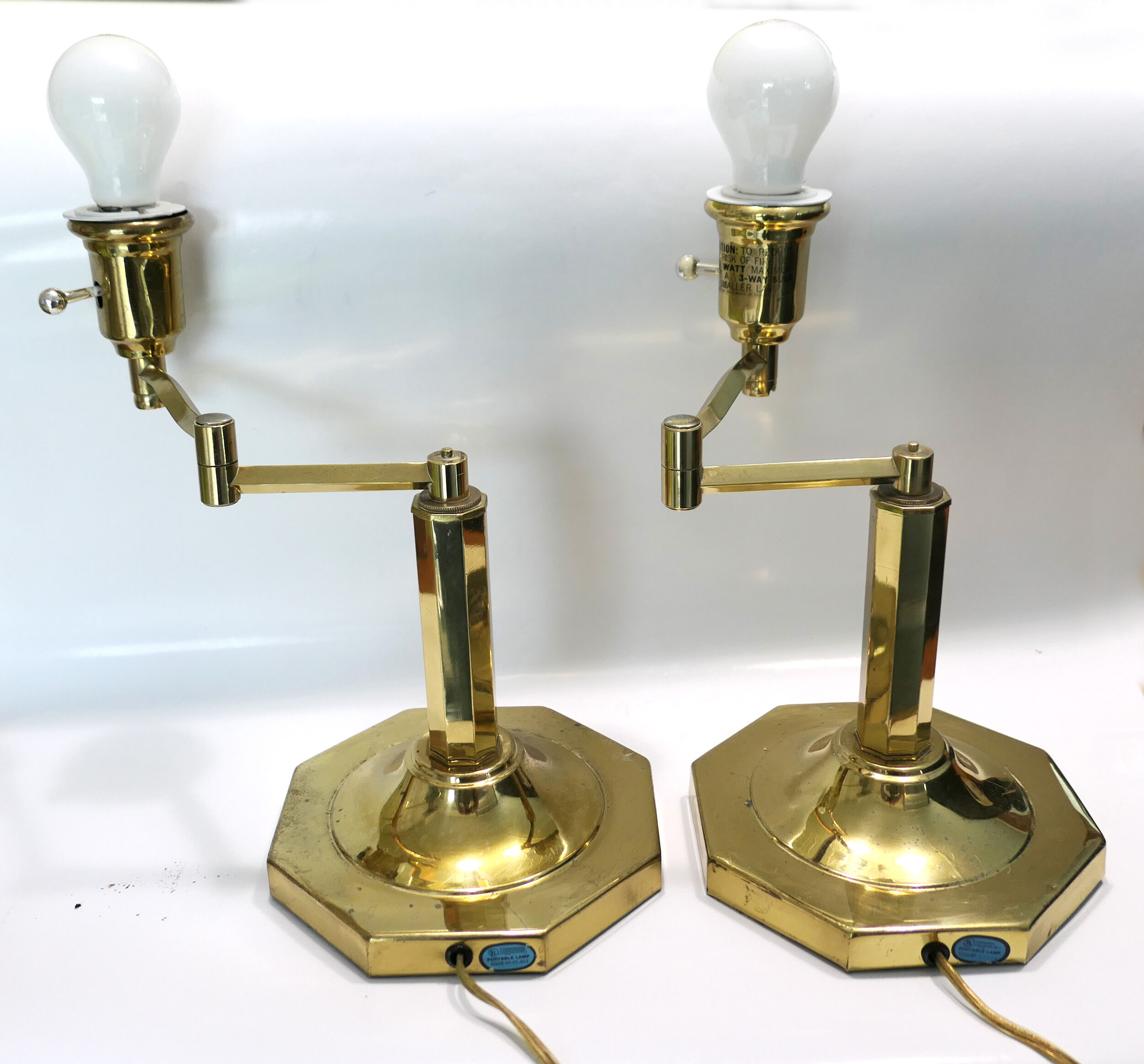 Pair of Hollywood Regency USA 1980's