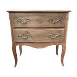 Raw wood chest of drawers