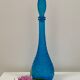 Set of 3 large Empoli decanters from the 60s