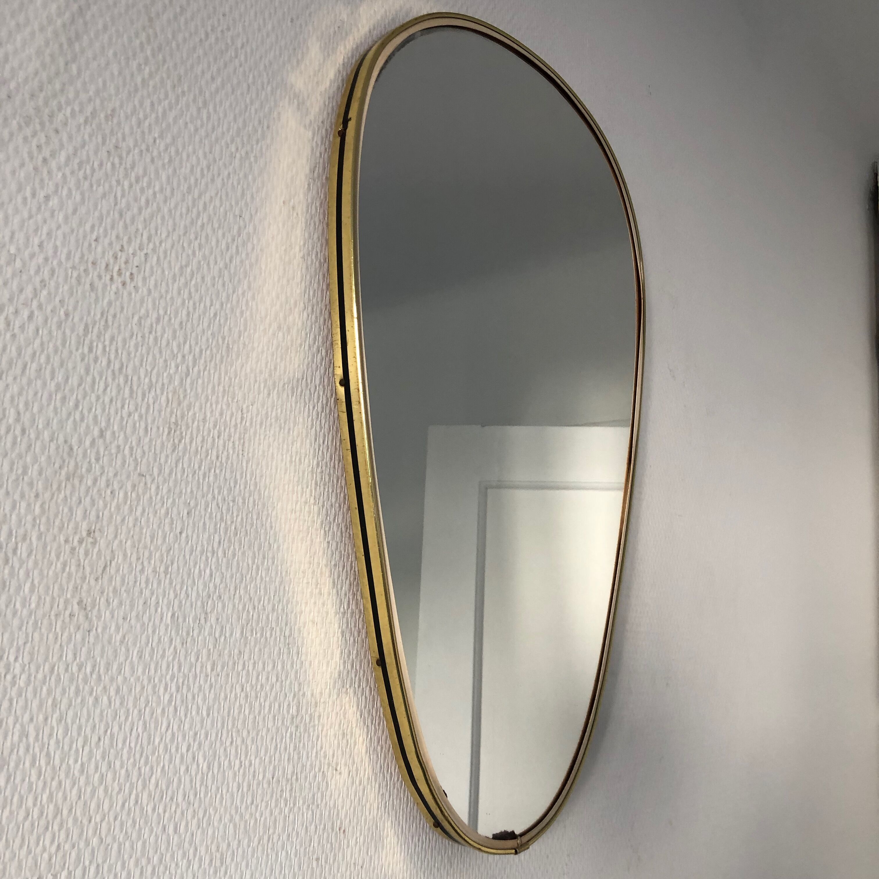 Rearview mirror 55x35cm vintage 1960