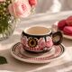 Cup and saucer Paul Fouillen – Quimper – 1950s
