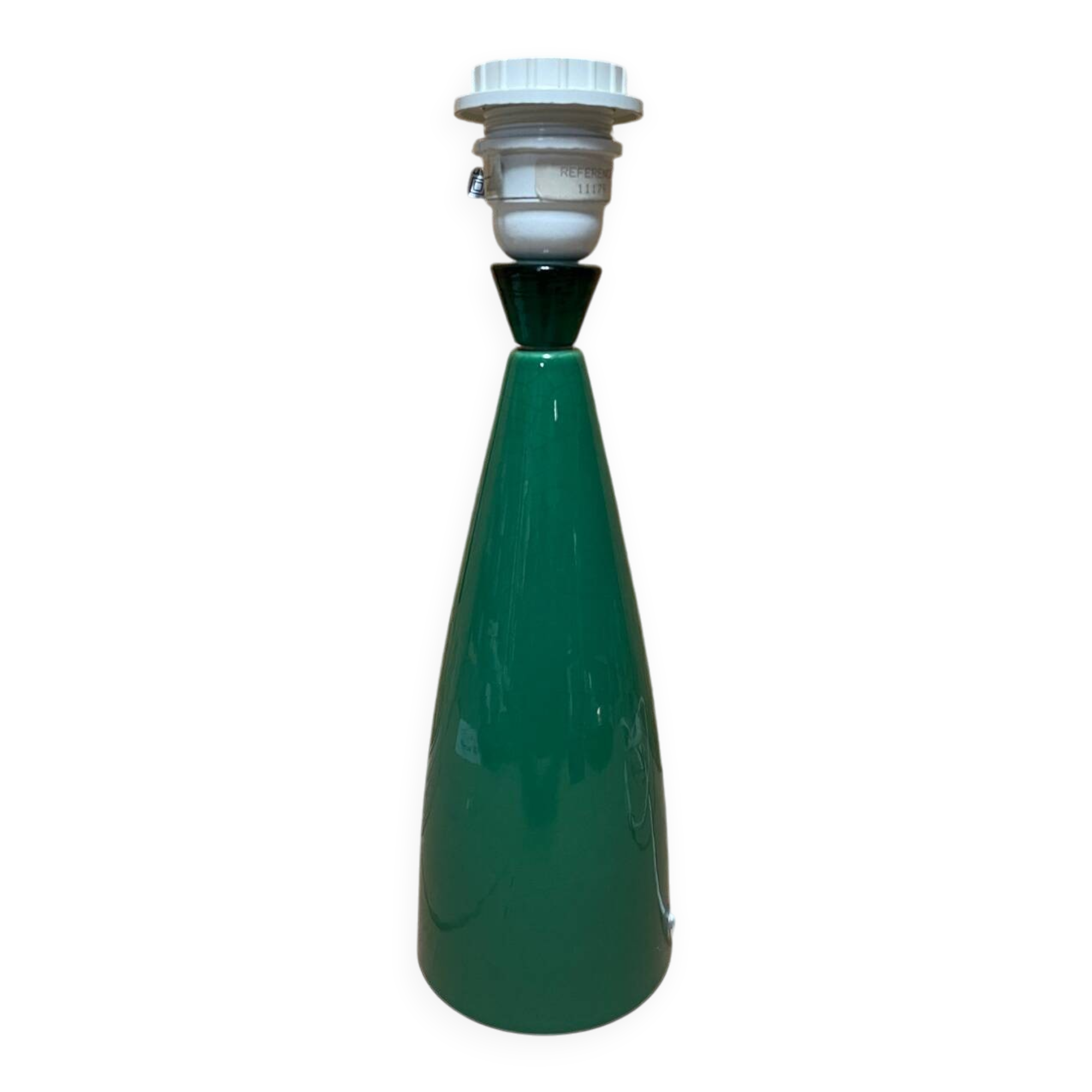 Vintage cracked ceramic Albret lamp bases