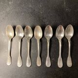 Set of seven CHINON tea spoons