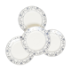 4 flat plates Moulin des loups and Hamage Tournai