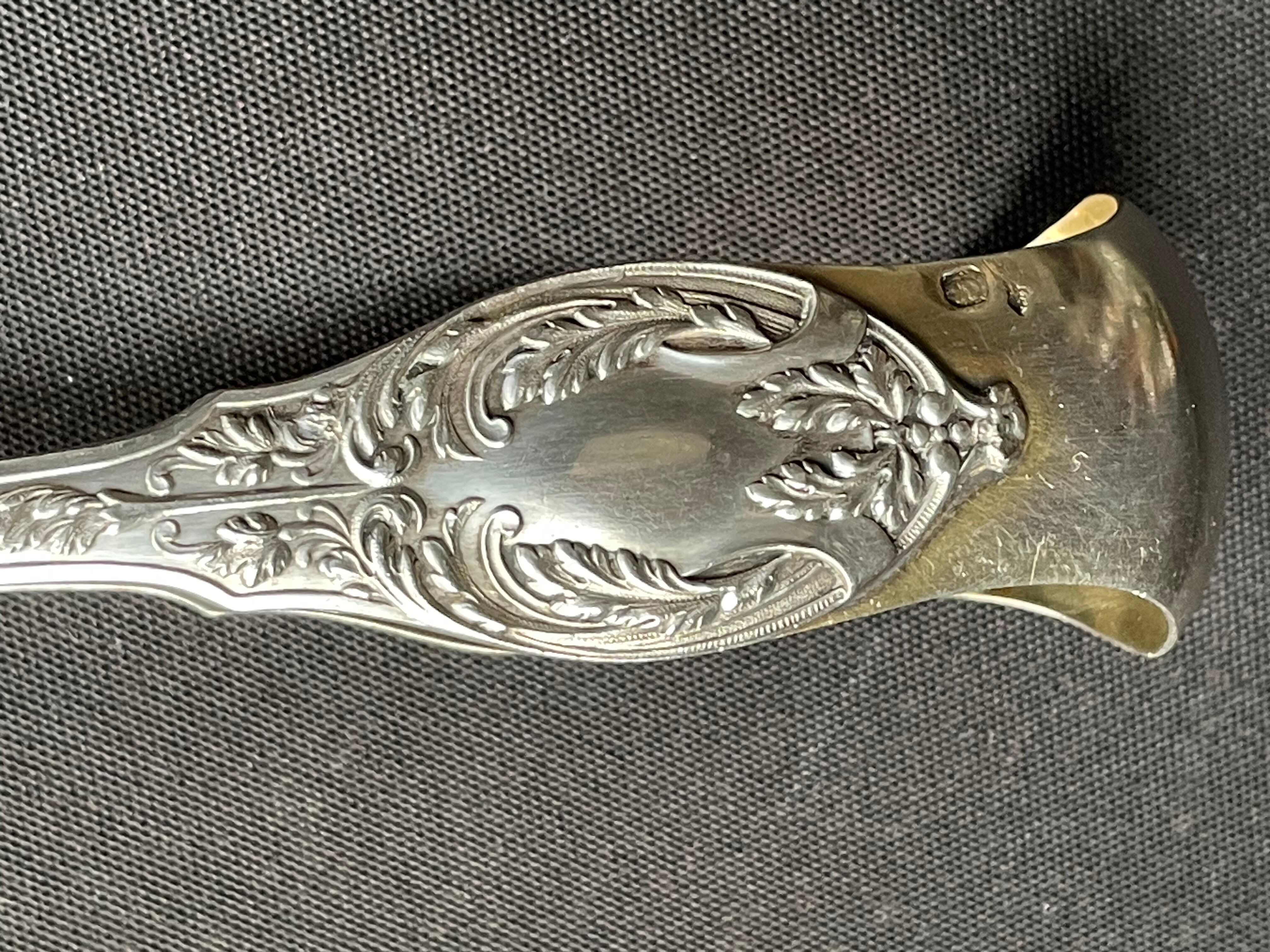 Silver sugar tongs 950/1000th of 51.20 g