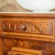 Vanity unit - antique washbasin in wood and marble