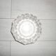 Solid crystal salad bowl