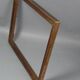 Old Italian frame gilded polychrome wood 47x39 cm, foliage 41x33 cm SB