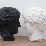Greek head in waxed white plaster