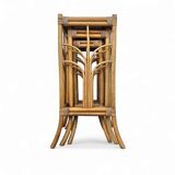 Nesting set bamboo plant stands 1970s