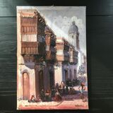 Painting old Italian scene