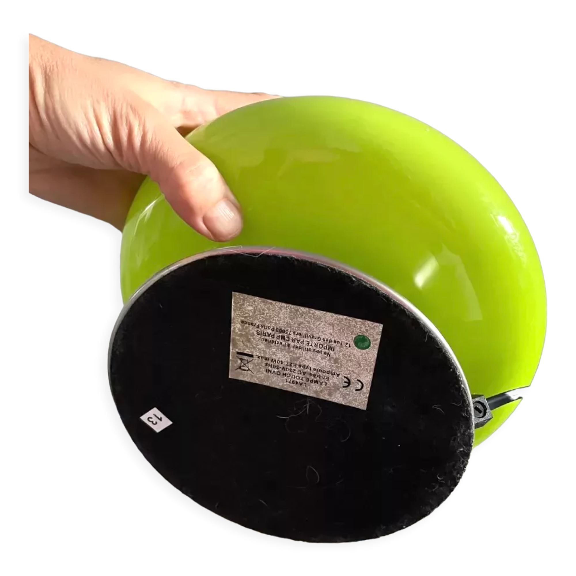 Green mushroom lamp touch UFO