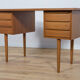 Mid-Century Freestanding Teak Desk, 1960s
