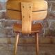 Children's chair Baumann a blades and curved wood Edition 1956
