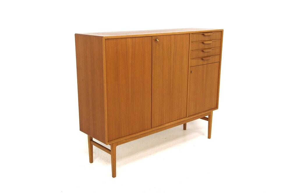 Scandinavian teak sideboard, Bertil Fridhagen, Bodafors, Sweden, 1960